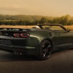 Back side of Rent a Camaro SS2 ZL1 in Dortmund