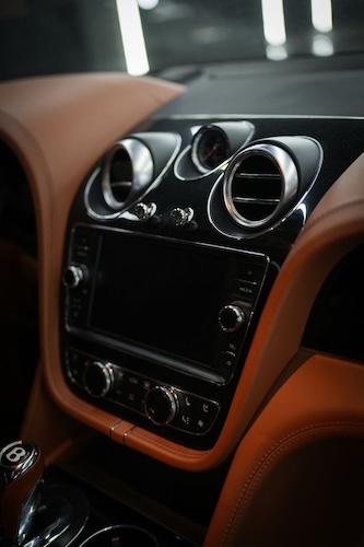 Interior of Rent a Bentley Bentayga in Berlin
