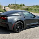 Back view of Rent a Corvette in Ingolstadt