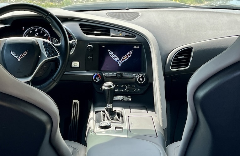 Interior of Rent a Corvette in Ingolstadt