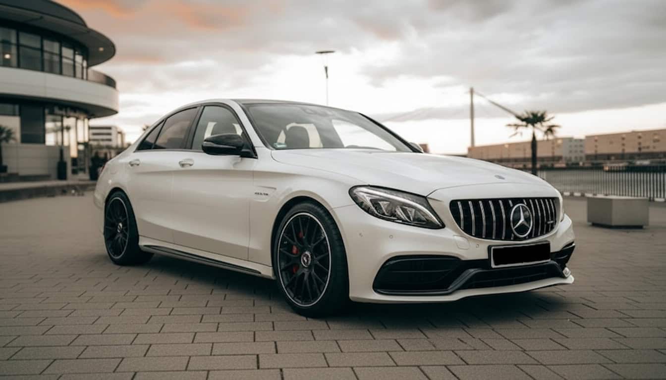 Rent a Mercedes C63 AMG in Ludwigshafen Hero