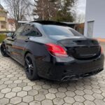 Back side of Rent a Mercedes C63S AMG in Dortmund