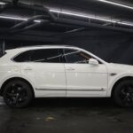 Side view of Rent a Bentley Bentayga in Berlin