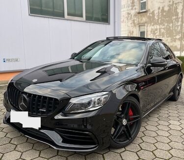 Front of Rent a Mercedes C63S AMG in Dortmund