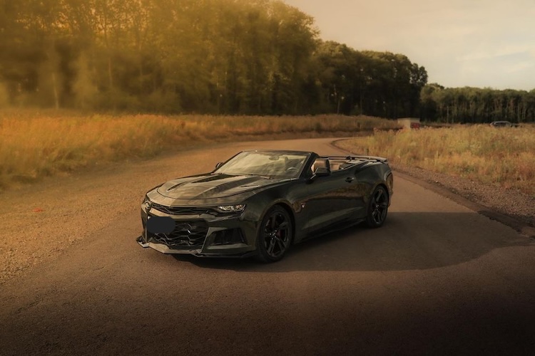 Front of Rent a Camaro SS2 ZL1 in Dortmund