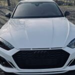 Frontview of Rent a Audi RS5 Sportback in Kassel