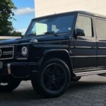 Front view of Rent a Mercedes Benz G63 AMG in Dortmund