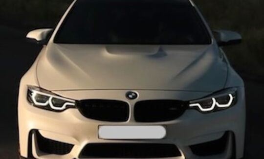 Front view of Rent a BMW M4 CS in Dortmund