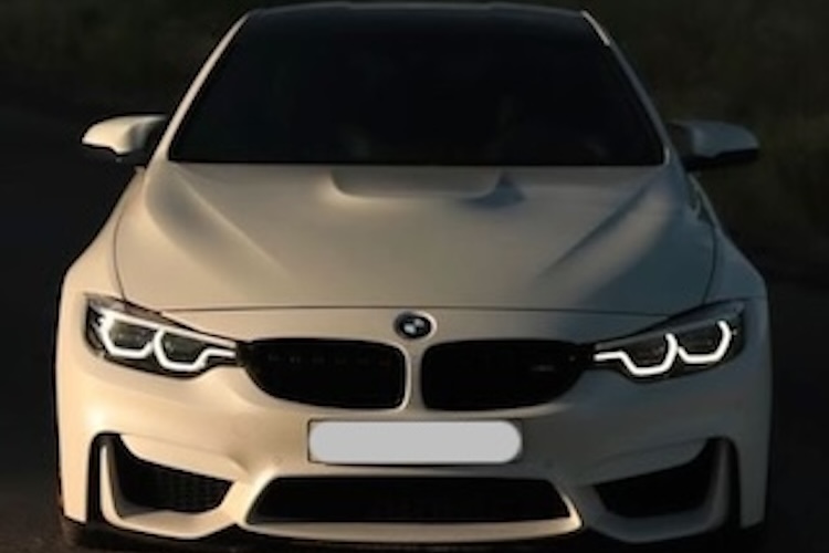 Front view of Rent a BMW M4 CS in Dortmund
