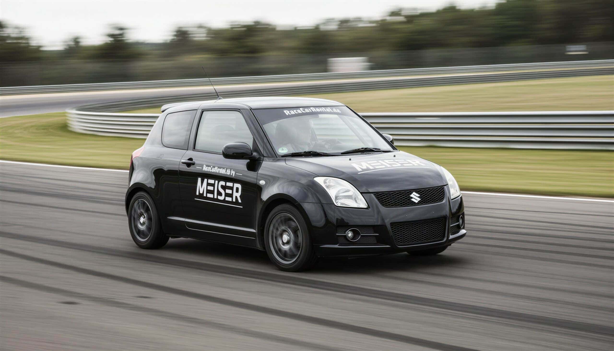 Suzuki Swift Sport on the race track hero