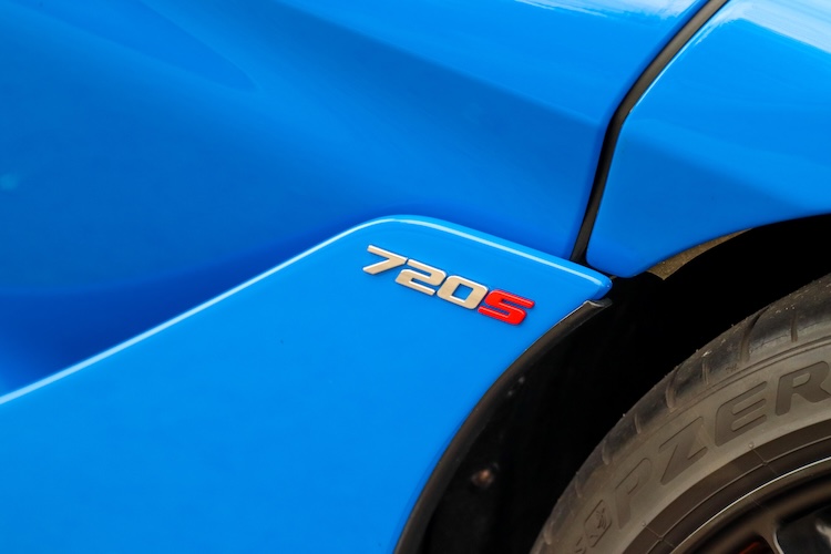 symbol from McLaren 720s in Erfurt