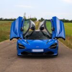 front view doors open from McLaren 720s in Erfurt