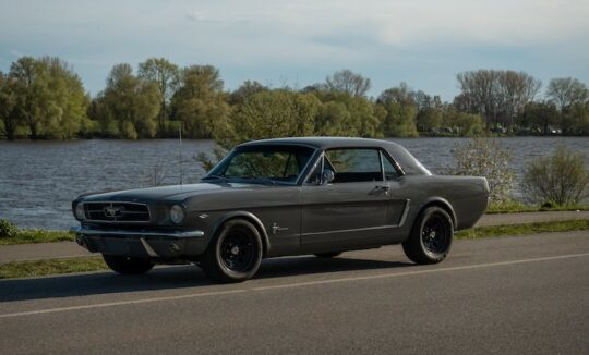Side of Rent a For Mustang Oldtimer in Hamburg