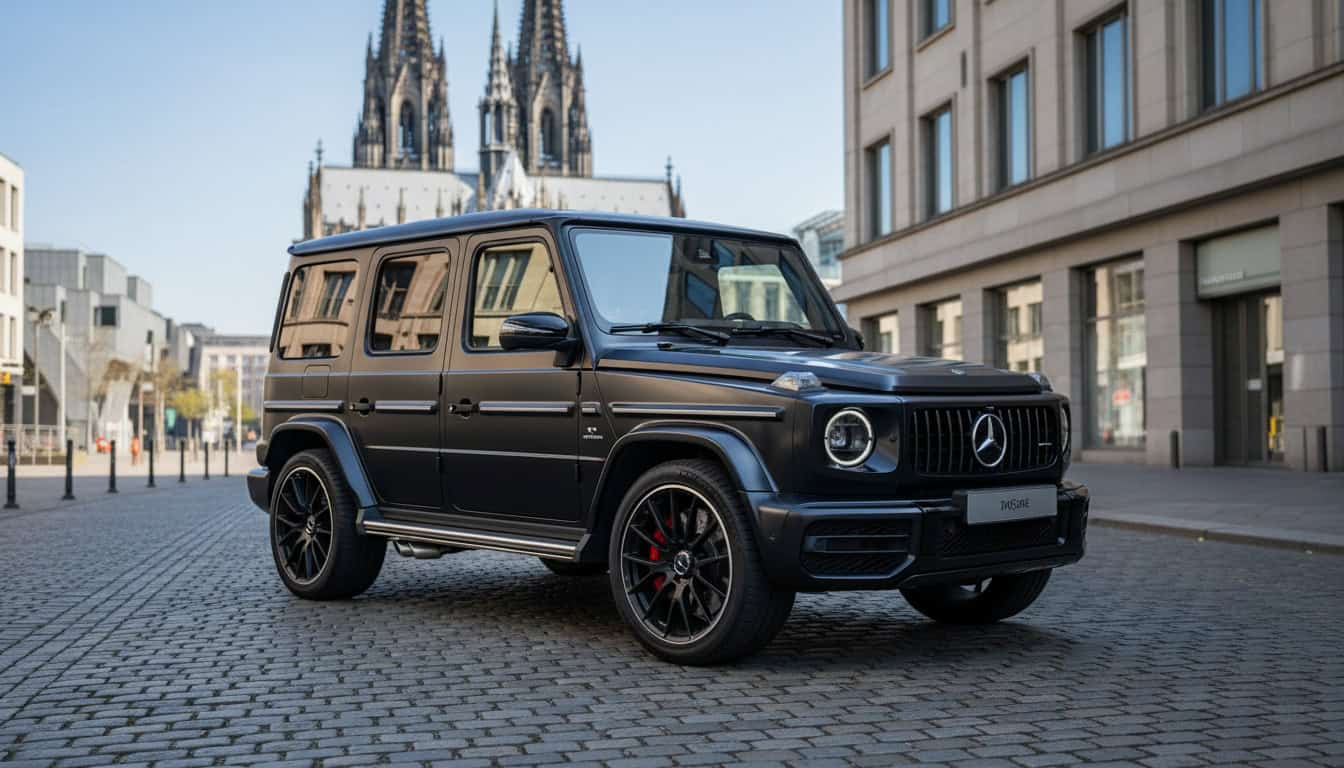 Rent a Mercedes G63 AMG in Cologne hero