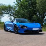 front view from McLaren 720s in Erfurt