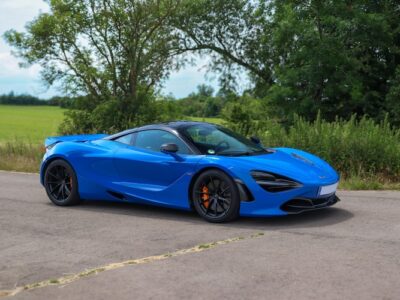 site view from McLaren 720s in Erfurt