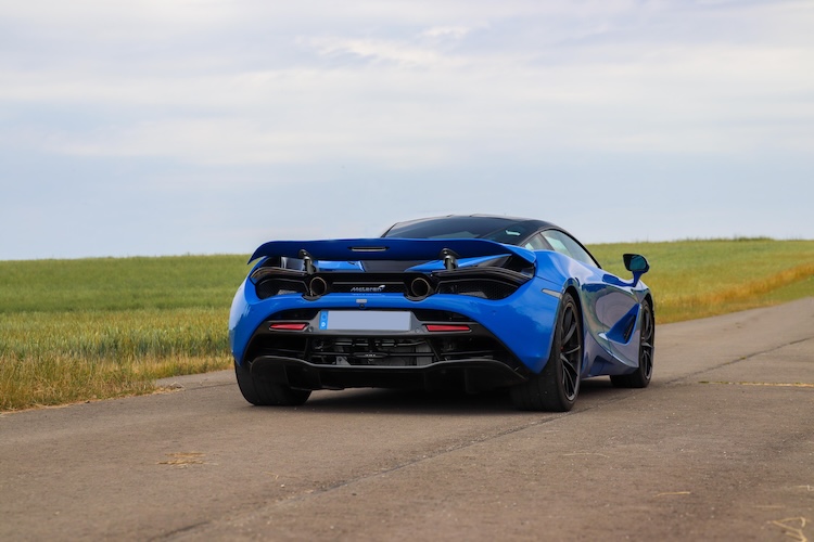 back site from McLaren 720s in Erfurt