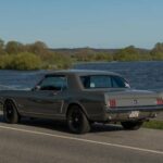 Back side of Rent a For Mustang Oldtimer in Hamburg