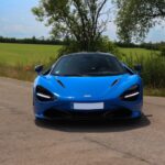 front view from McLaren 720s in Erfurt