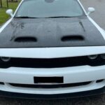 Front view from Dodge Challenger in Munich