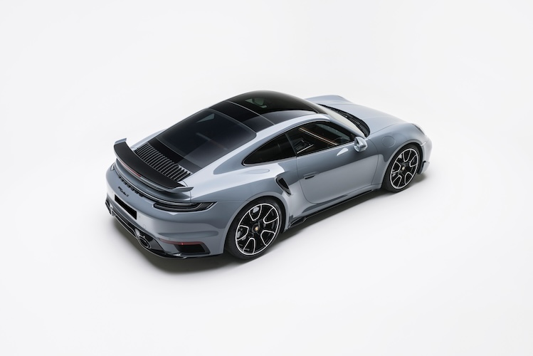 back site from Porsche 992 Turbo S in Cologne