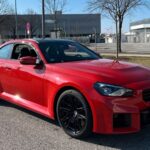 Side view from BMW M2 in Munich