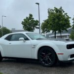 Side view from Dodge Challenger in Munich