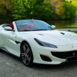 Front view from Ferrari Portofino in Berlin