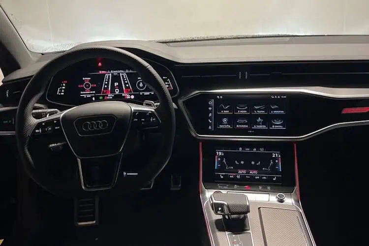 Interior from Audi RS7 in Frankfurt