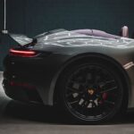 Side view from Porsche 992 Carrera gts Cabrio in Köln