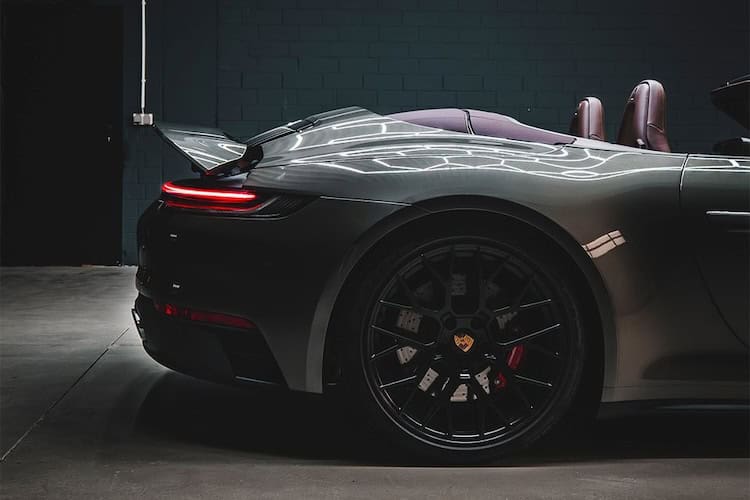 Side view from Porsche 992 Carrera gts Cabrio in Köln