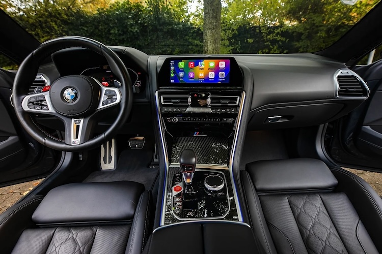 Interior from BMW M8 Competition in Stuttgart