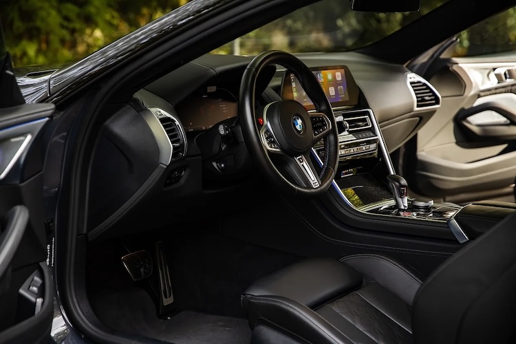 Interior from BMW M8 Competition in Stuttgart