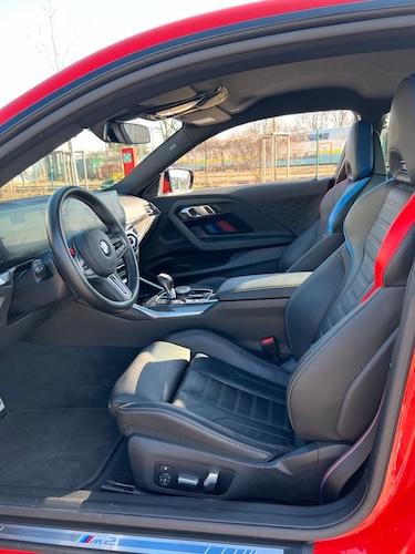 Interior from BMW M2 in Munich