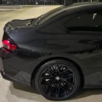 Side view from BMW M2 in Frankfurt