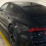 Back view from Audi RS7 in Frankfurt