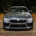Front view from BMW M8 Competition in Stuttgart