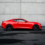 Side view from Chevrolet Camaro SS in Stuttgart