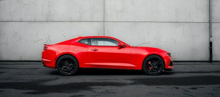 Side view from Chevrolet Camaro SS in Stuttgart