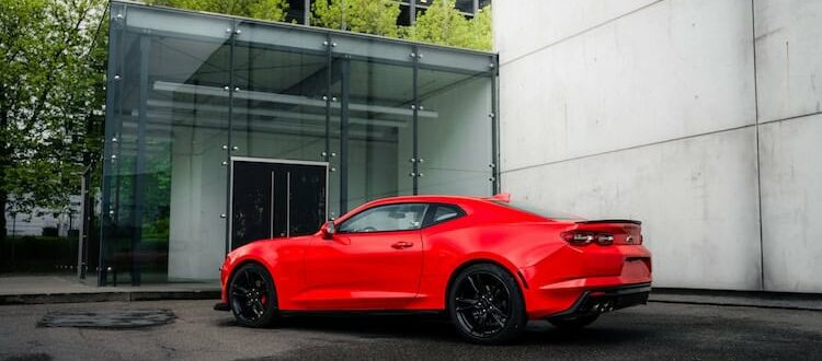 Side view from Chevrolet Camaro SS in Stuttgart
