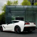 Back view from Chevrolet Corvette C7 Stingray