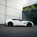 Side view from Chevrolet Corvette C7 Stingray