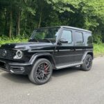 Side view from Mercedes G Class in Duisburg