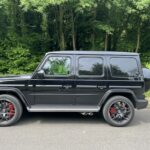 Side view from Mercedes G Class in Duisburg