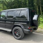Back view from Mercedes G Class in Duisburg