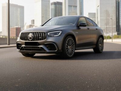 Rent a Mercedes GLC63 S AMG in Frankfurt Hero