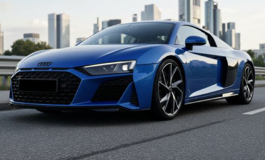 Rent an Audi R8 V10 in Frankfurt Hero