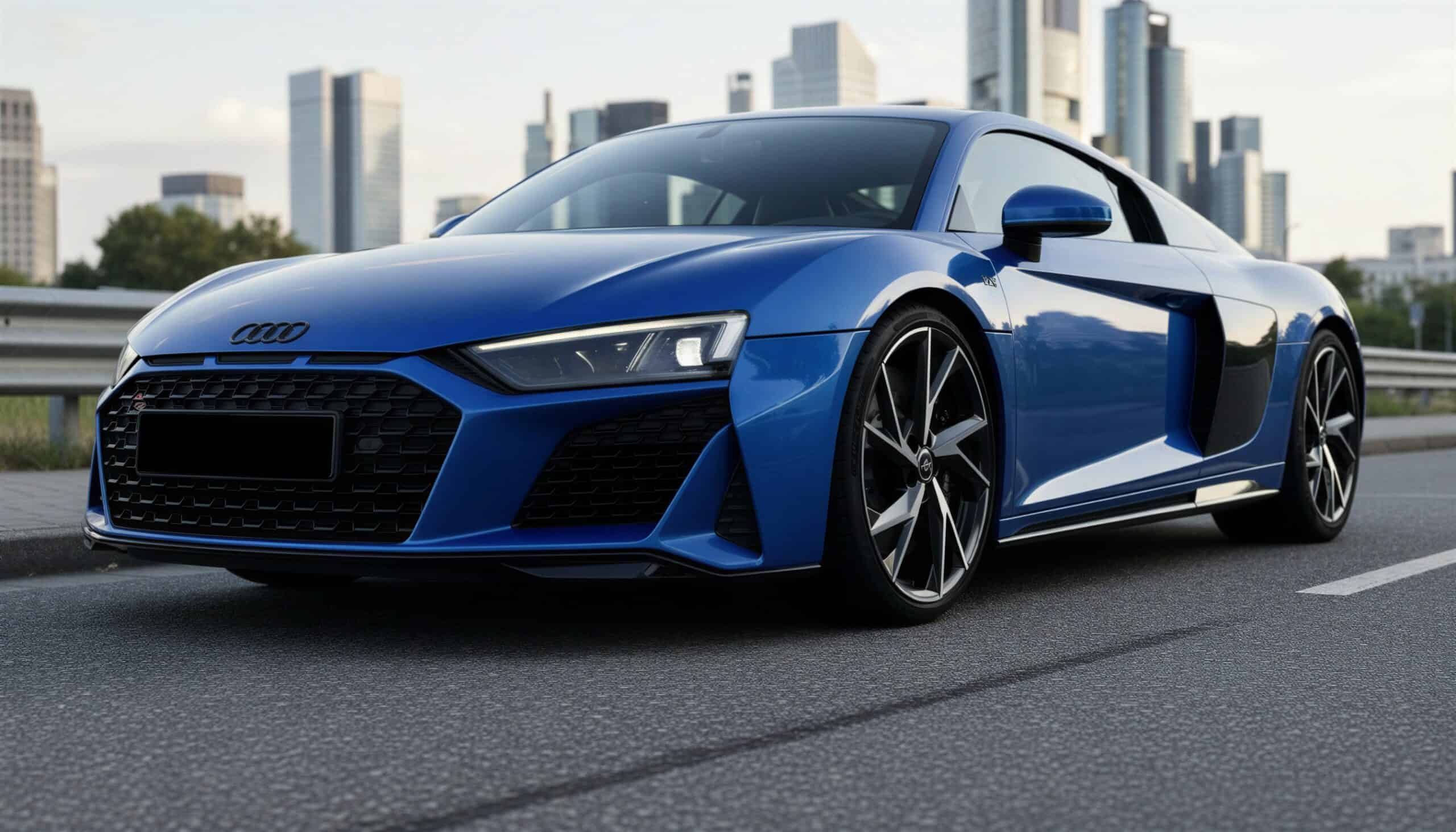 Rent an Audi R8 V10 in Frankfurt Hero