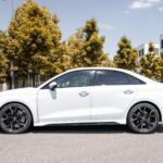 Side view from Audi RS3 in Munich
