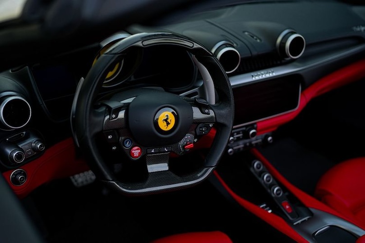 Interior from Ferrari Portofino in Berlin